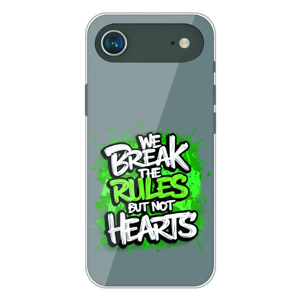 Break the Rules Quote - Printed Silicone Case For Apple iPhone Air