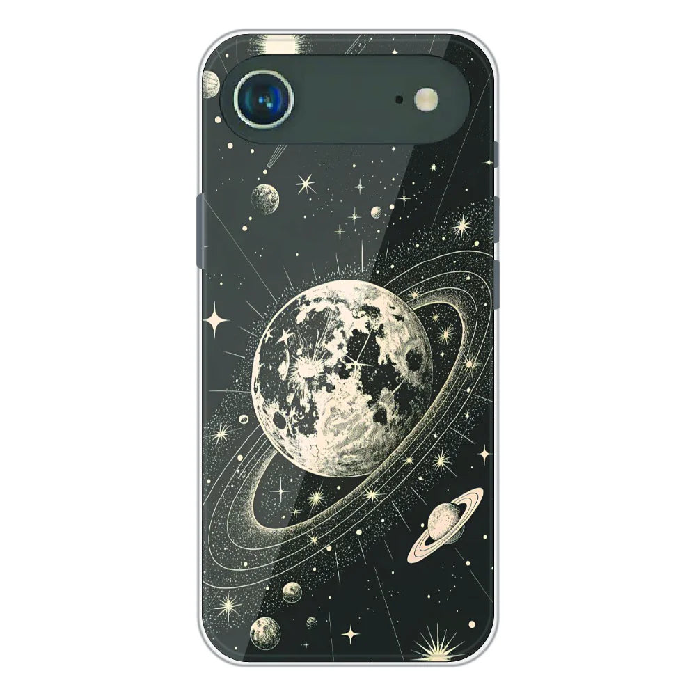 Celestial Planet Orbit - Printed Silicone Case For Apple iPhone Air