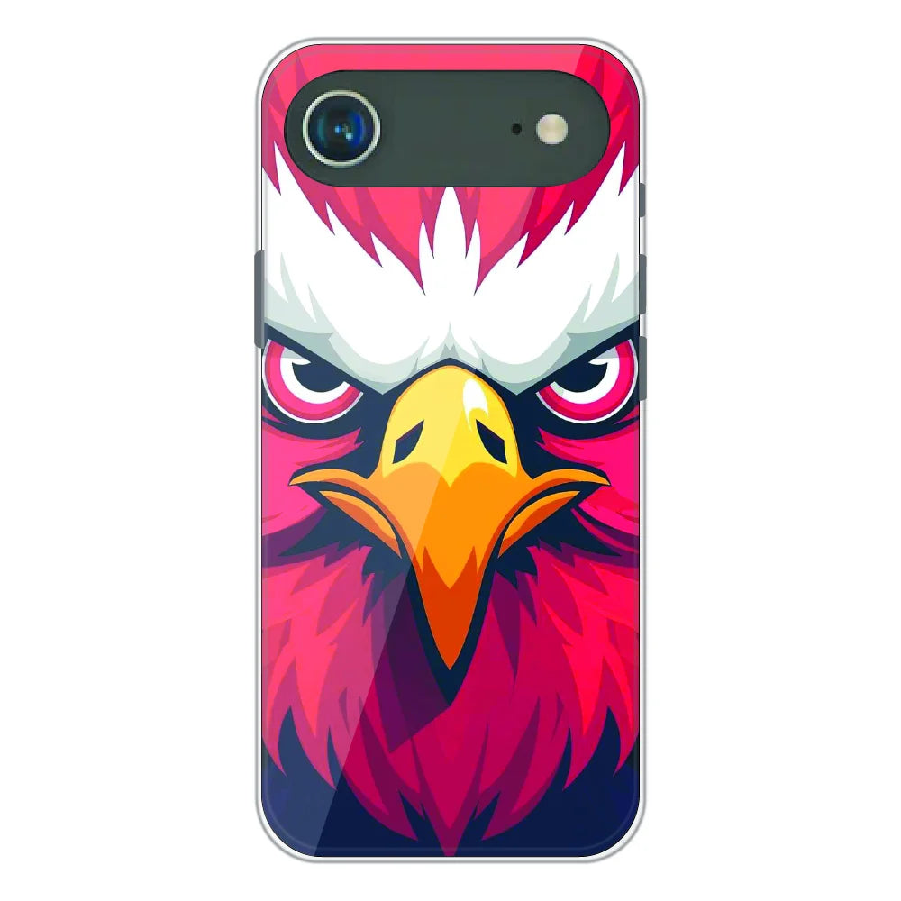 Fierce Eagle Power Art - Printed Silicone Case For Apple iPhone Air