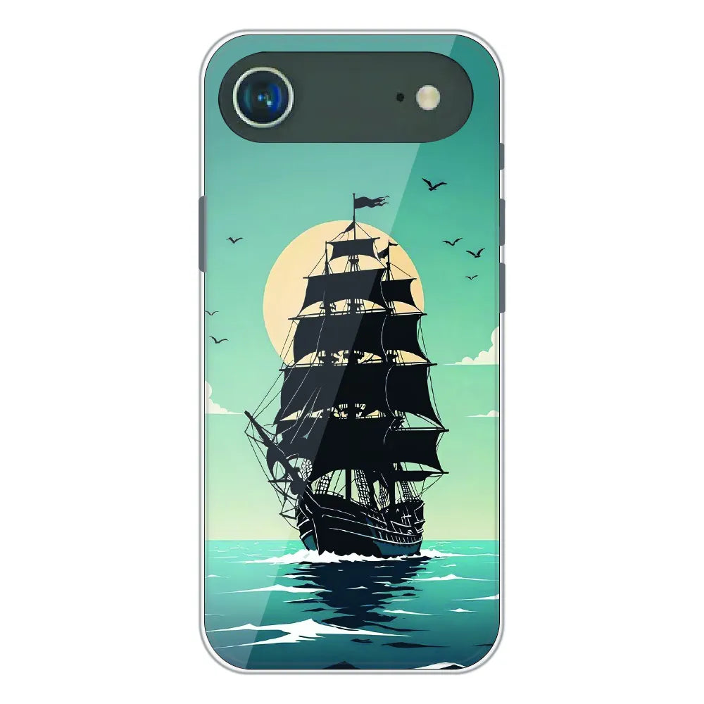 Nautical Sea Adventure - Printed Silicone Case For Apple iPhone Air