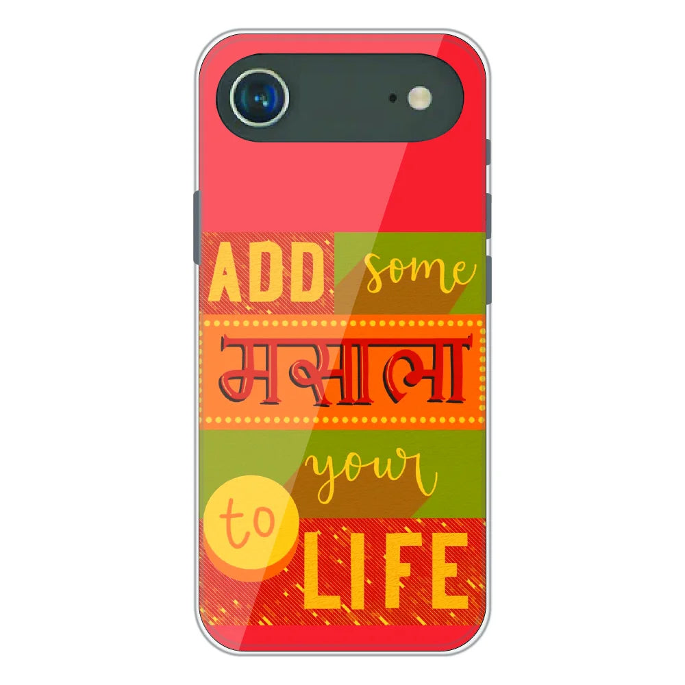 Add Masala to Life Quote - Printed Silicone Case For Apple iPhone Air