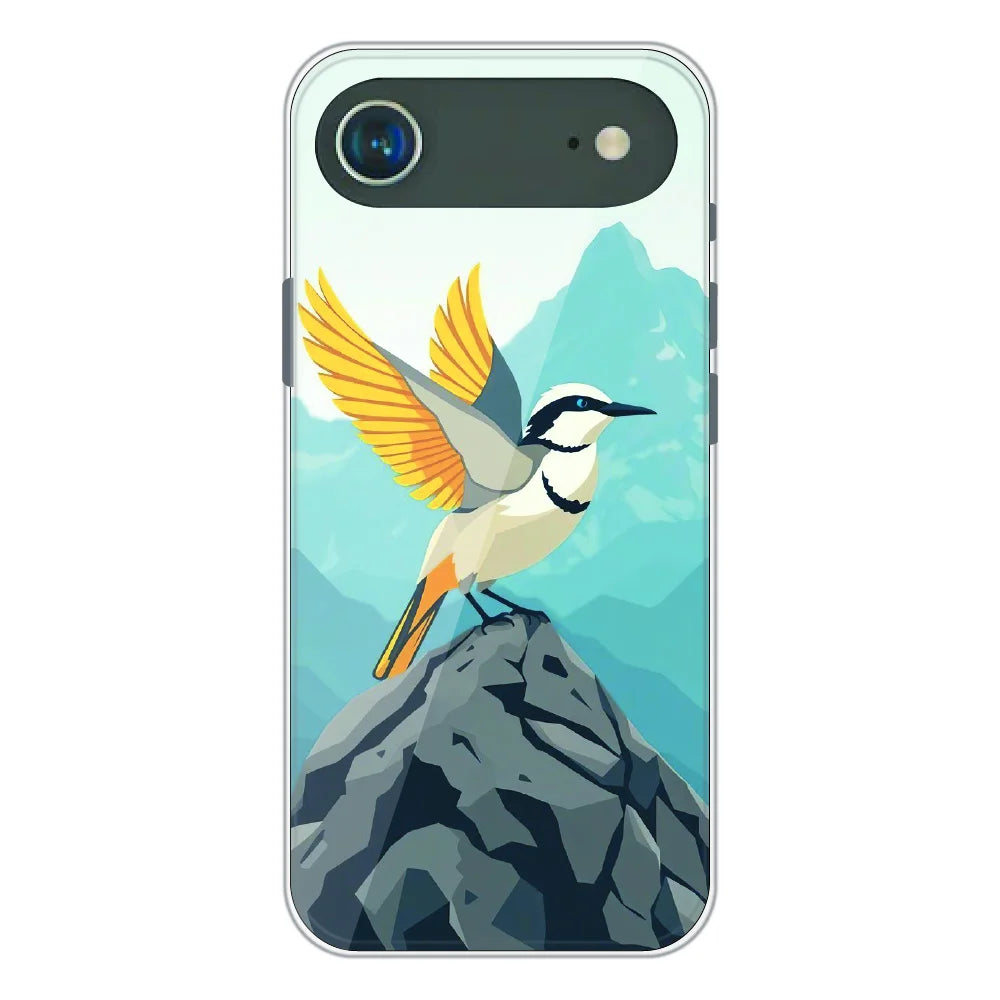Mountain Bird Freedom Art - Printed Silicone Case For Apple iPhone Air