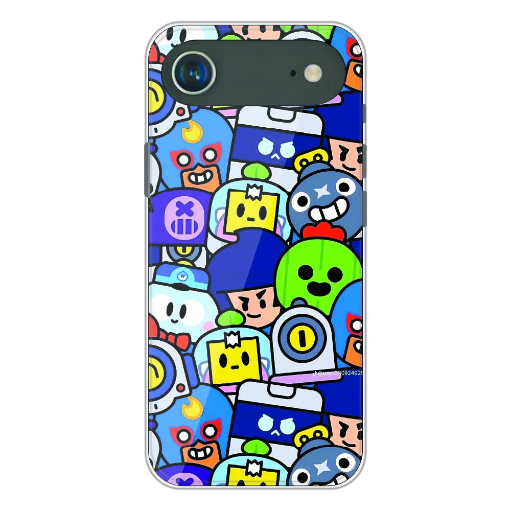 Cartoon Gamer Chaos - Printed Silicone Case For Apple iPhone Air
