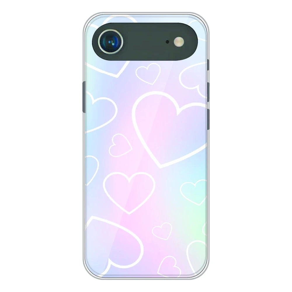 Pastel Heart Dream - Printed Silicone Case For Apple iPhone Air