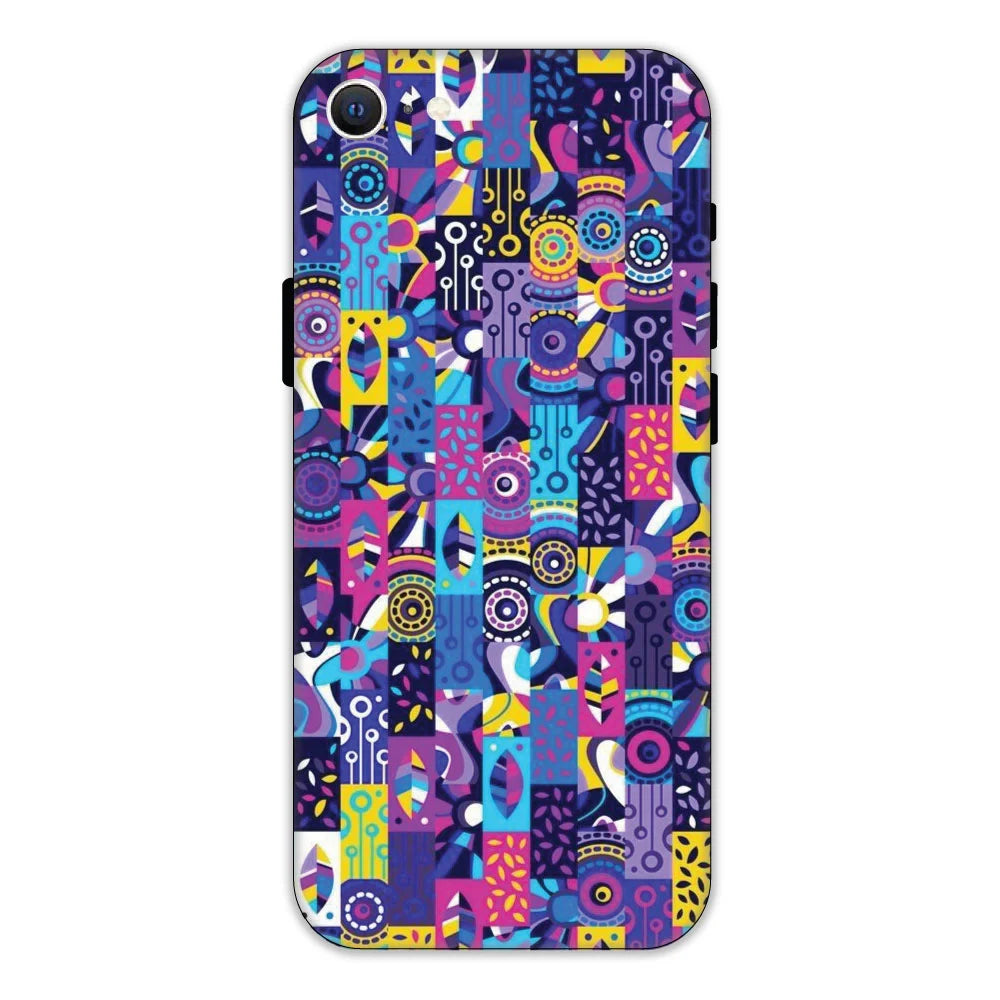 Purple Geometric Art Apple iPhone SE 2020 Models