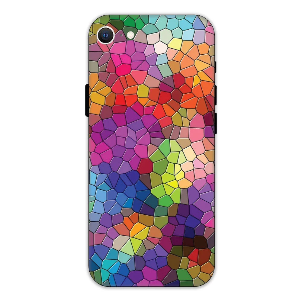 Rainbow Mosiac Hard Case Apple iPhone SE 2022 Models