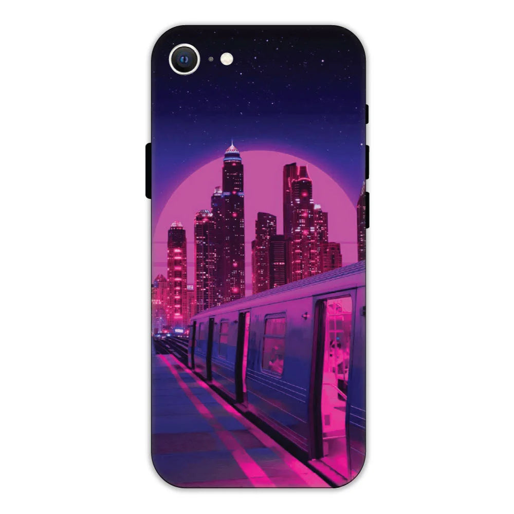 Neon City Synthwave Hard Case Apple iPhone SE 2022 Models