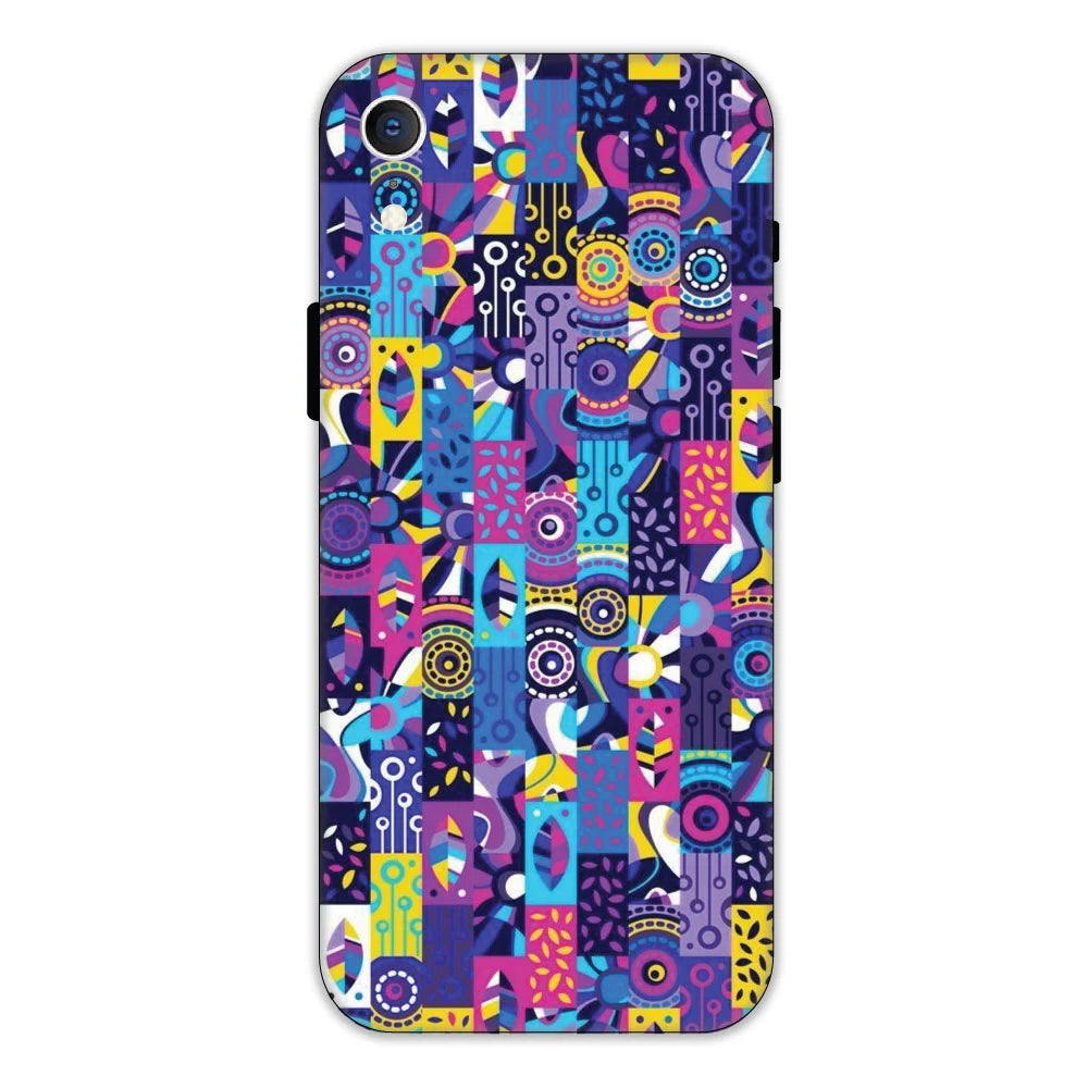 Purple Geometric Art Apple iPhone XR Models