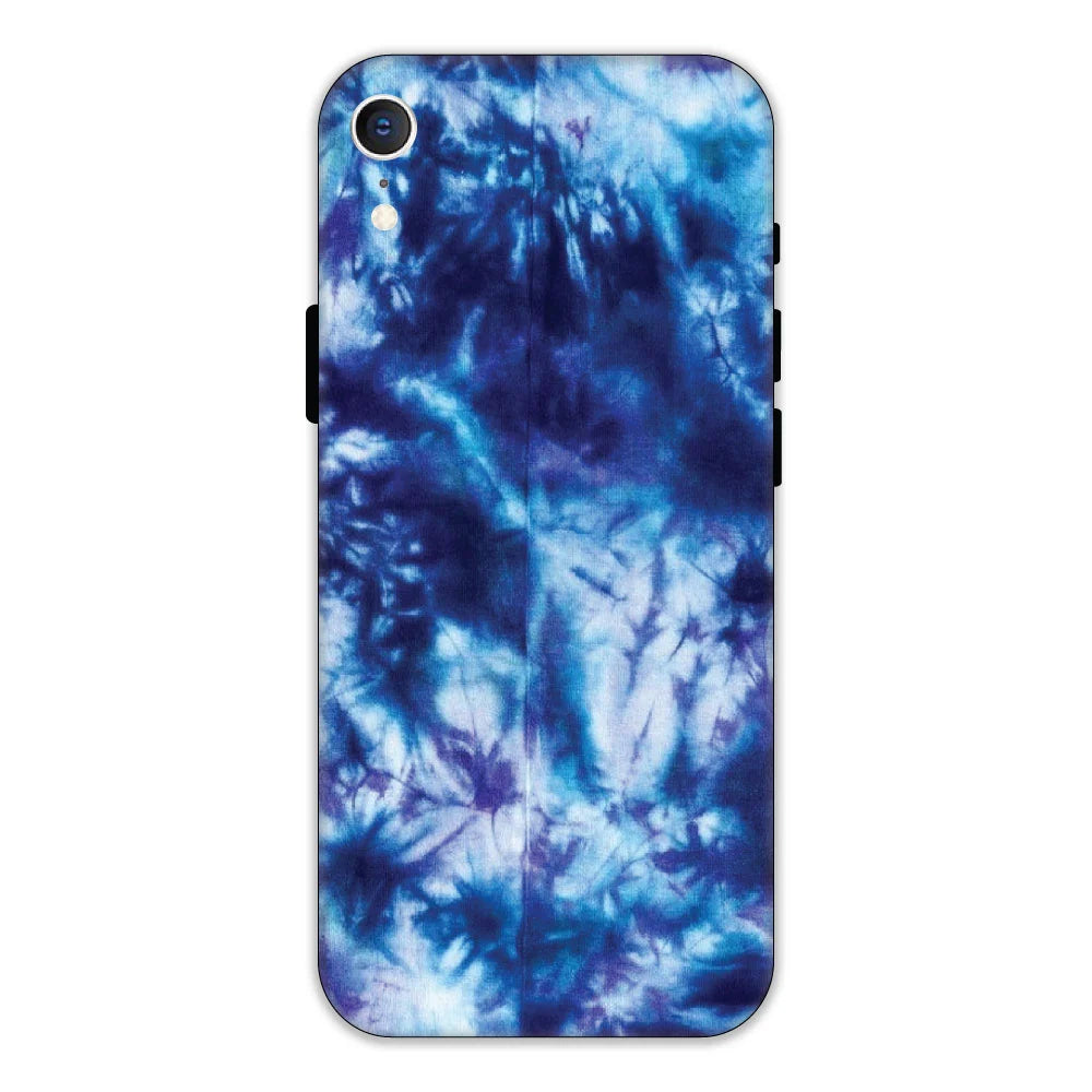 Dark Blue Tie Dye Hard Case Apple iPhone XR Models