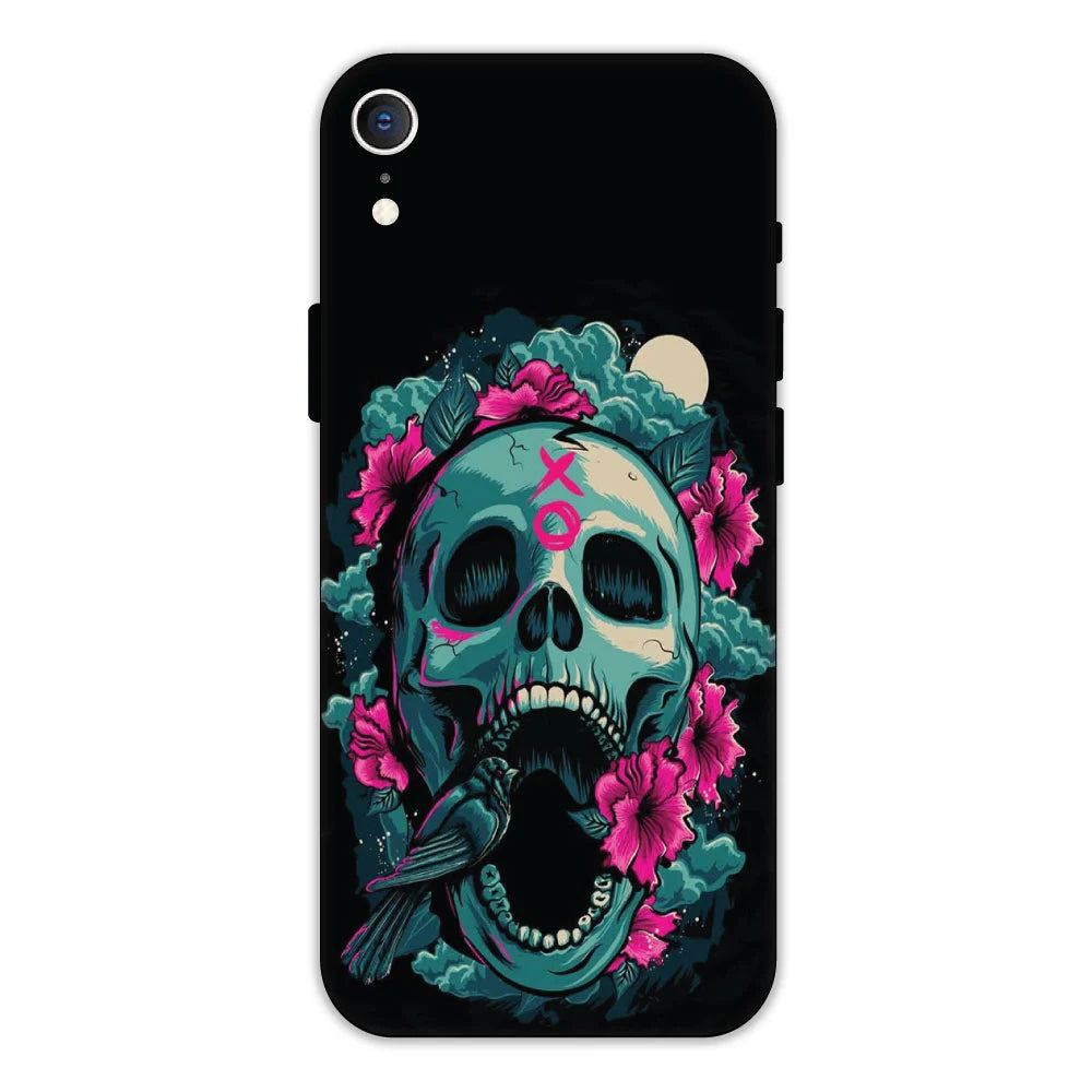 Skeleton Rose Hard Case Apple iPhone XR Models