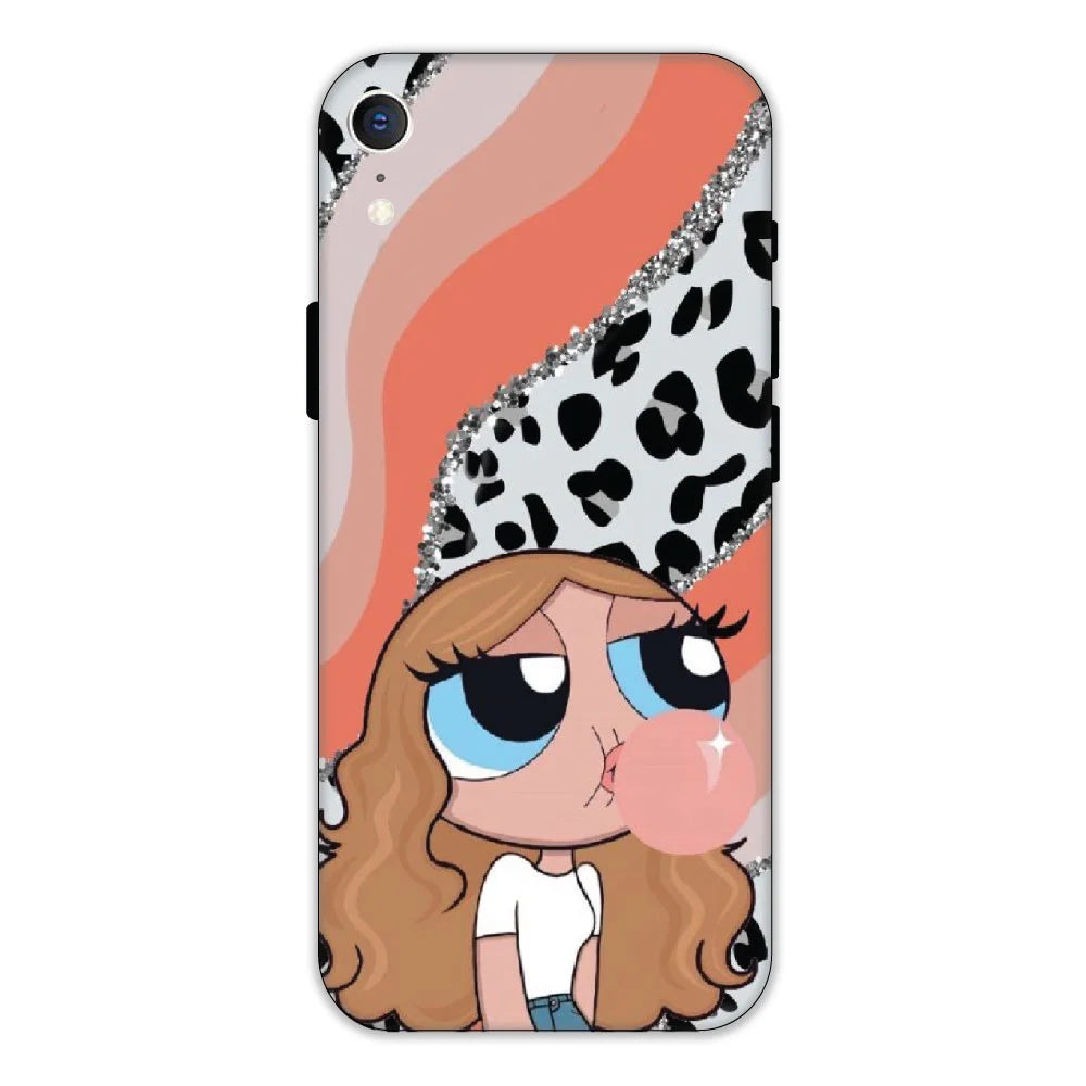Peach Print Baddie Girl  - Hard Cases For Apple iPhone Models