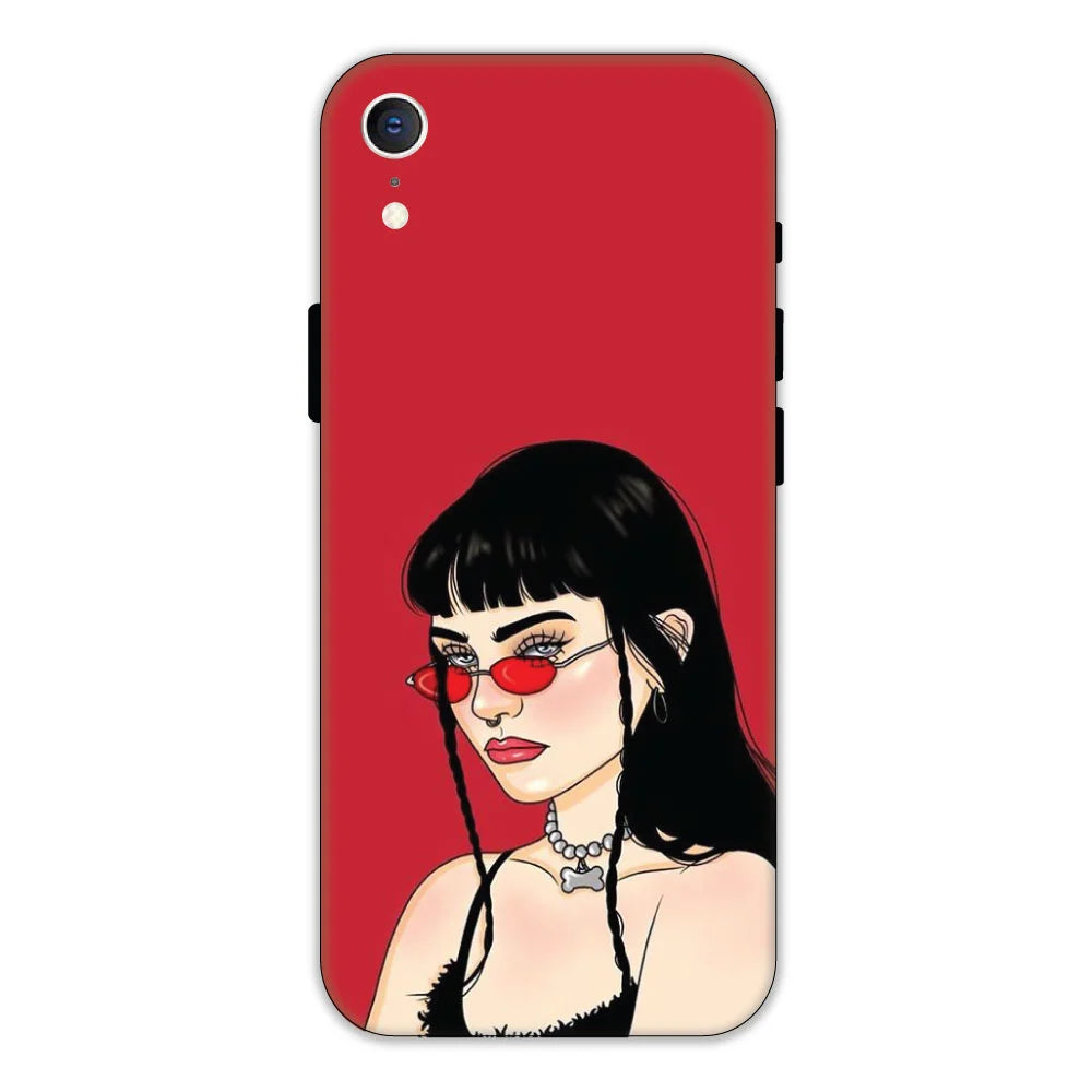 Red Baddie Hard Case Apple iPhone XR Models