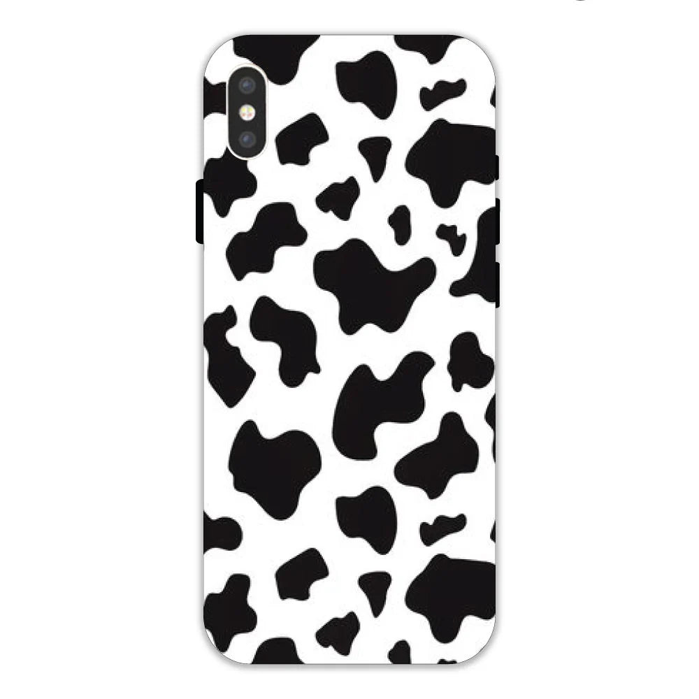 Cow Print Hard Case Apple iPhone XS Max Models