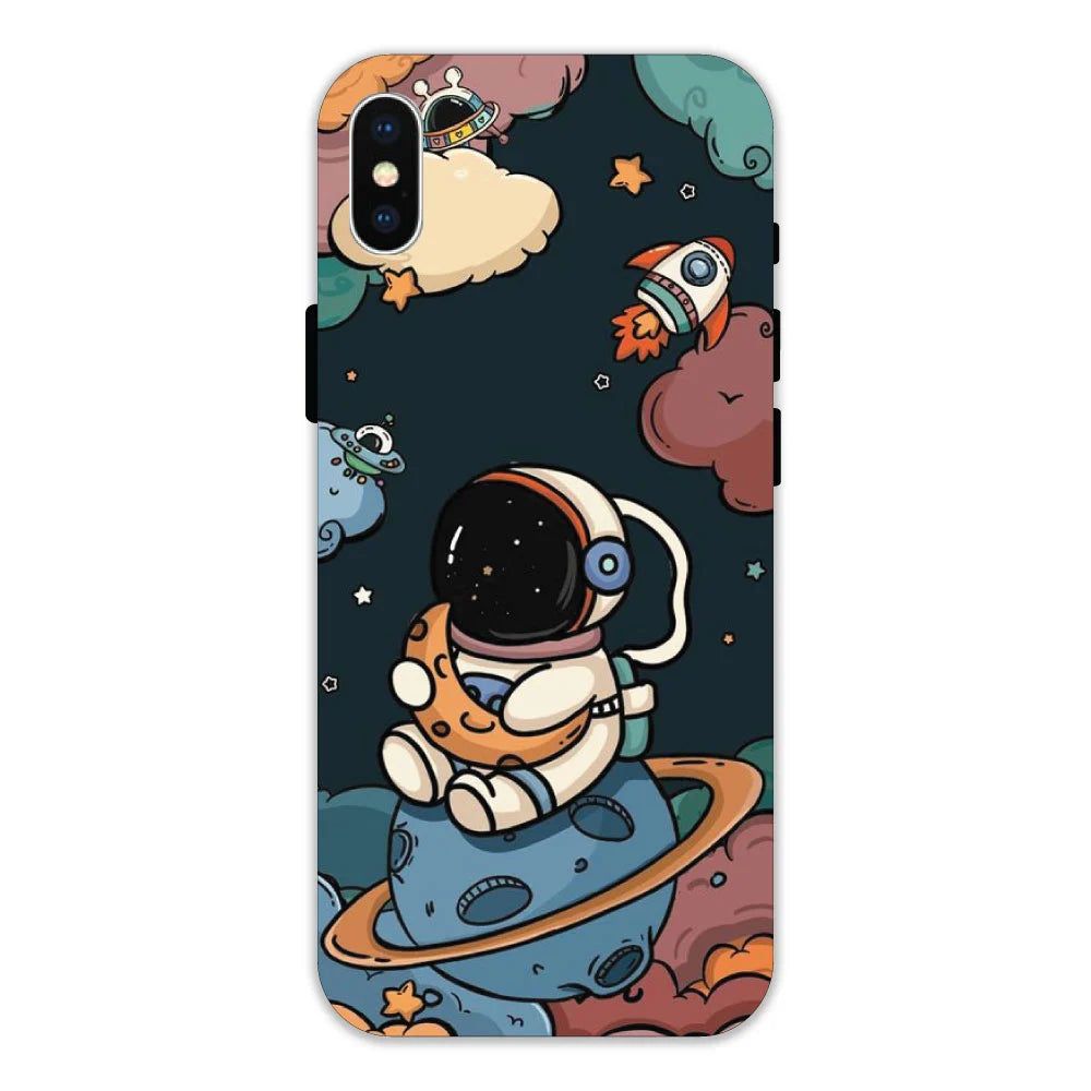 Cute Astronaut Hard Case Apple IPhone XS Models