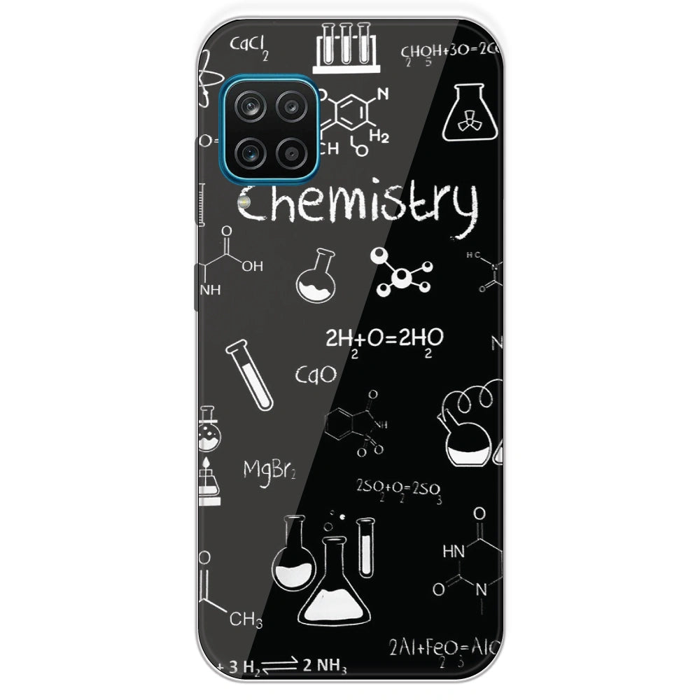 Chemistry - Printed Silicone Case For Samsung Galaxy M12