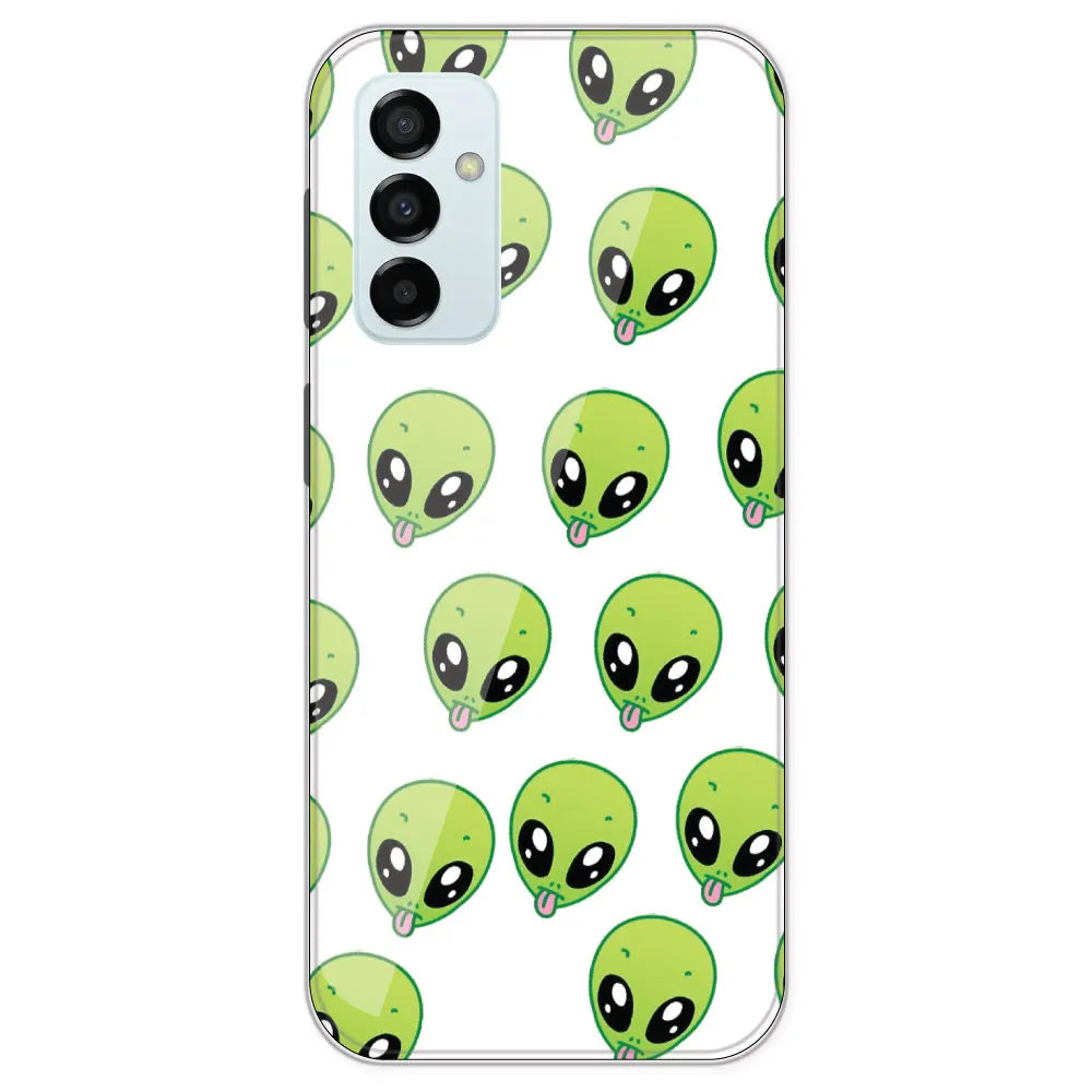 Alien - Clear Printed Silicone Case For Samsung Galaxy M23