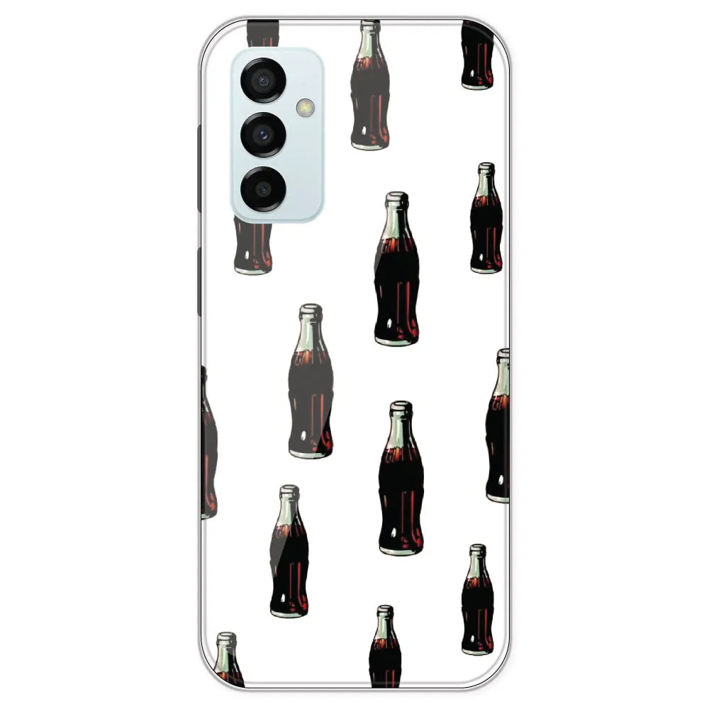 Soft Drink - Clear Printed Silicone Case For Samsung Galaxy M23