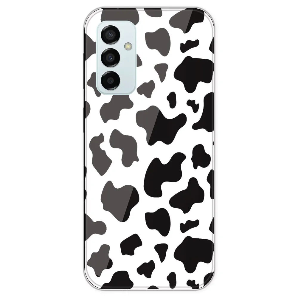 Cow Print - Clear Printed Silicone Case For Samsung Galaxy M23