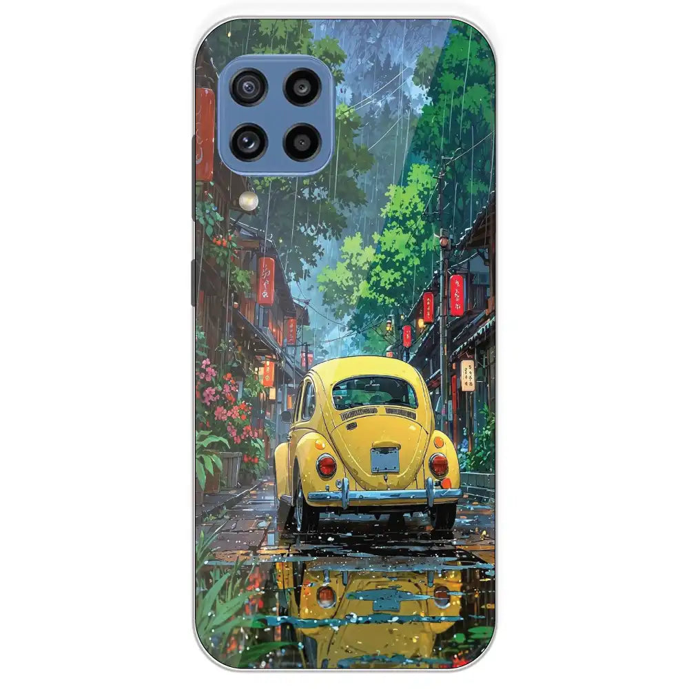 Yellow Bettle - Printed Silicone Case For Samsung Galaxy M32