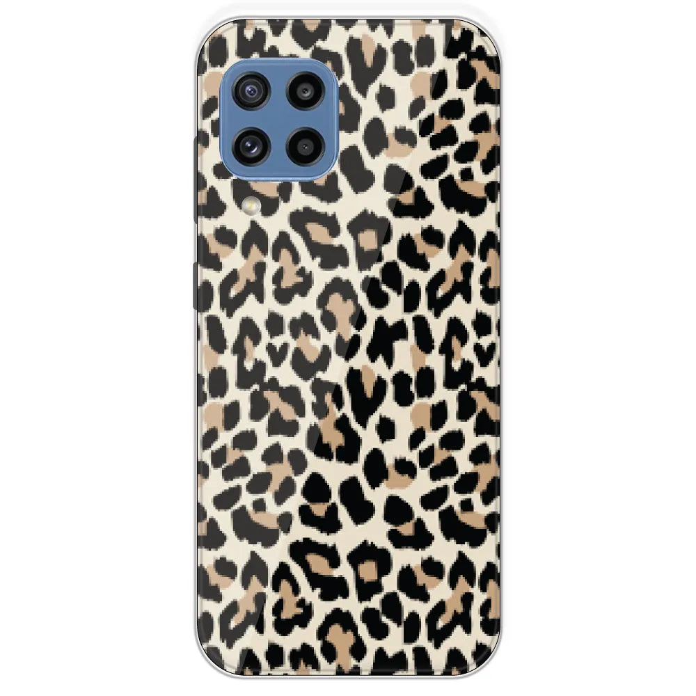 Leopard Print - Printed Silicone Case For Samsung Galaxy M32