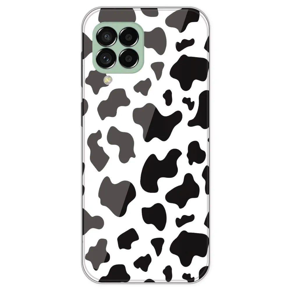 Cow Print - Clear Printed Silicone Case For Samsung Galaxy M33