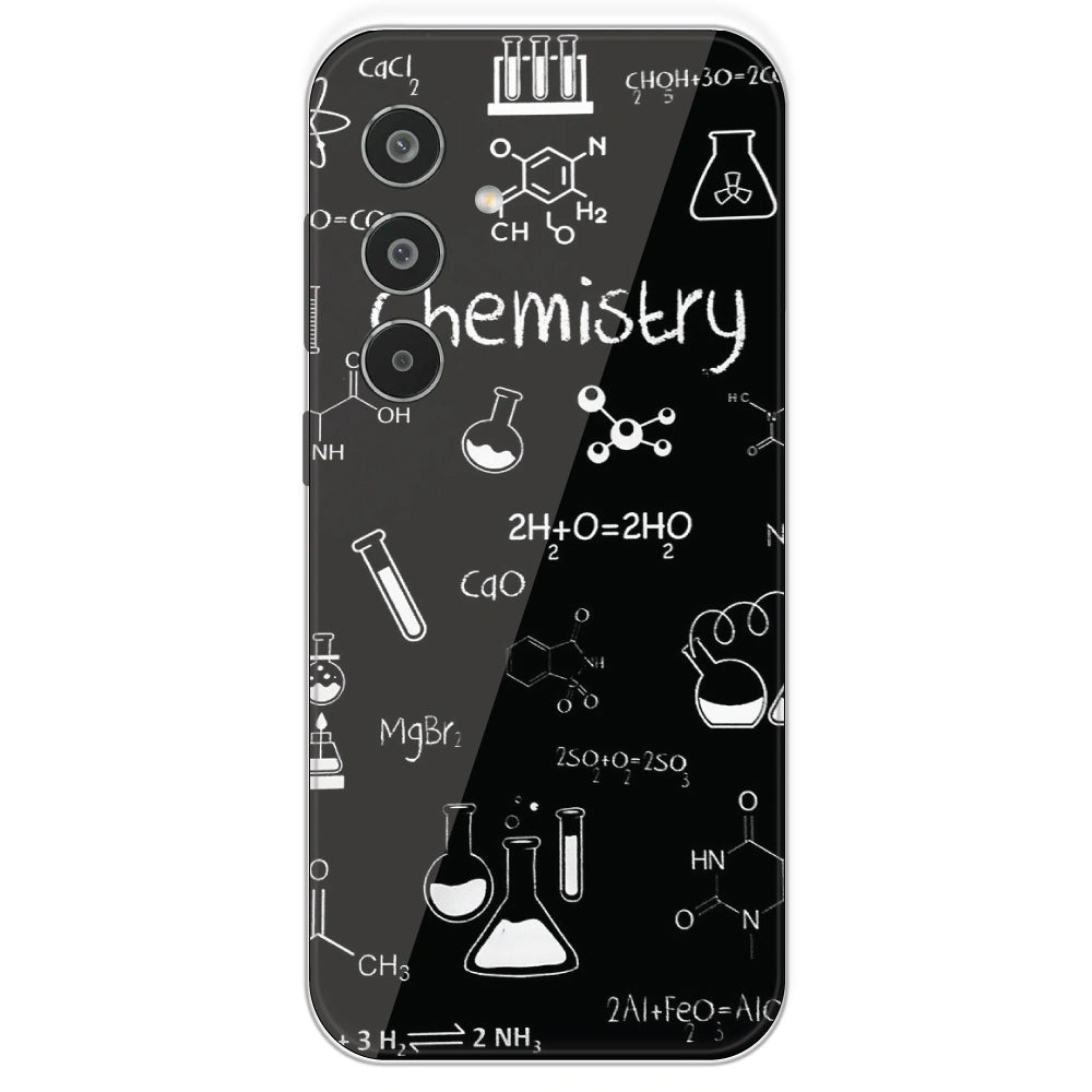 Chemistry - Printed Silicone Case For Samsung Galaxy M35