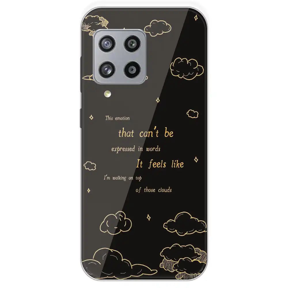 On Top Of Those Clouds - Printed Silicone Case For Samsung Galaxy M42
