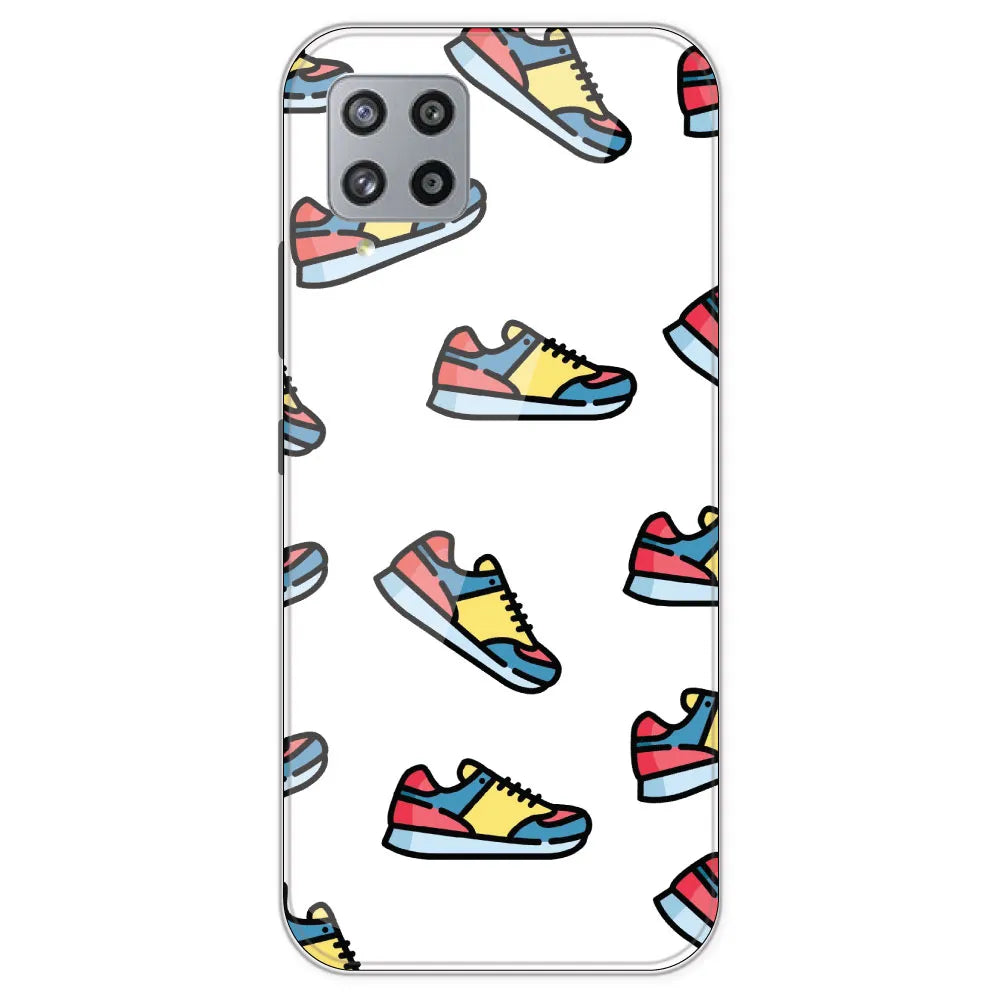 Sneakers - Clear Printed Silicone Case For Samsung Galaxy M42