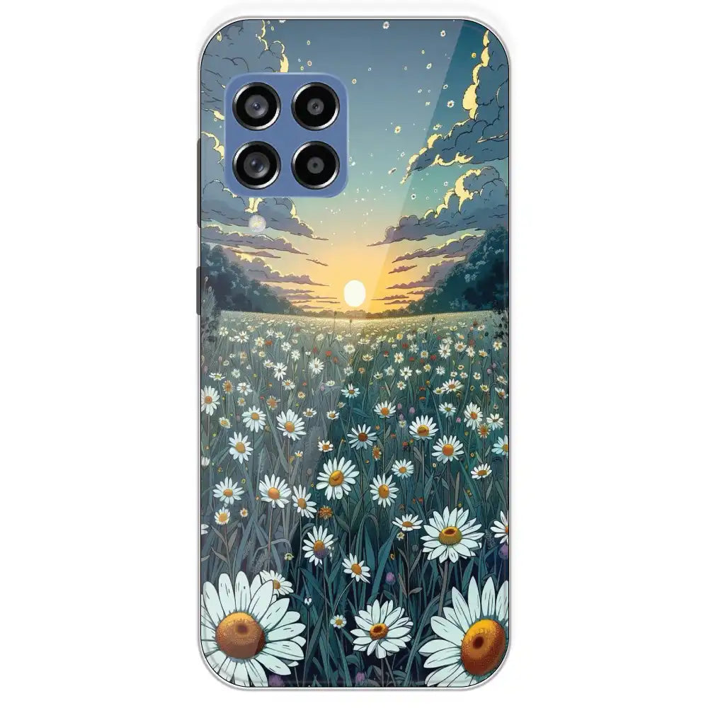 Daisy Sunset - Printed Silicone Case For Samsung Galaxy M53