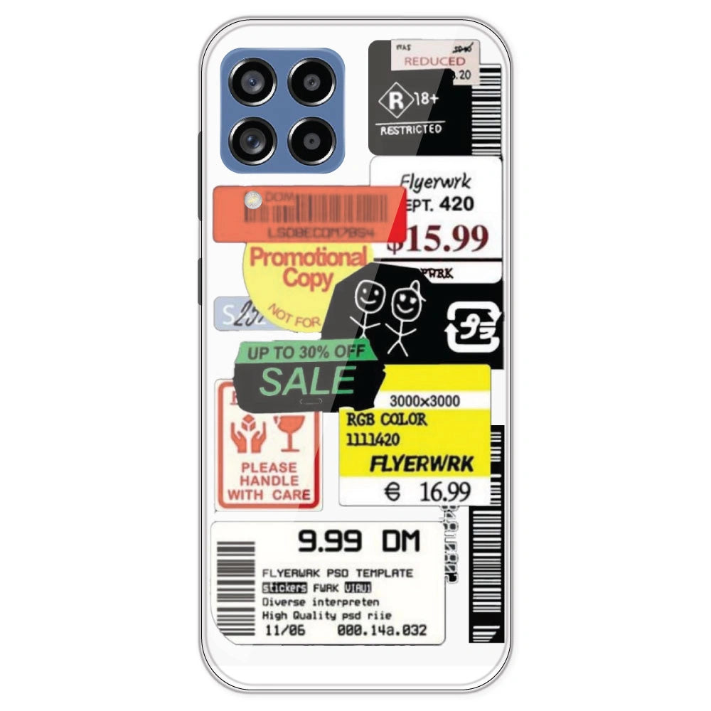 Sales - Clear Printed Silicone Case For Samsung Galaxy M53