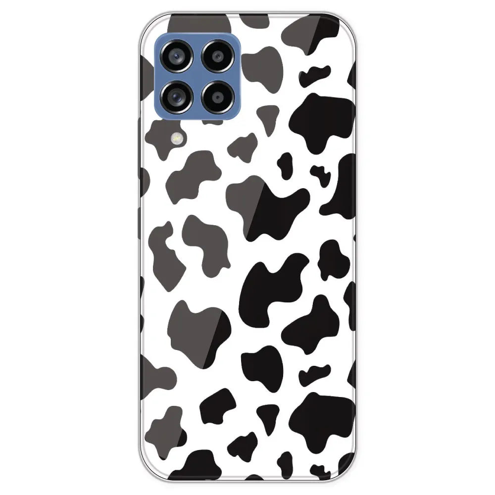 Cow Print - Clear Printed Silicone Case For Samsung Galaxy M53