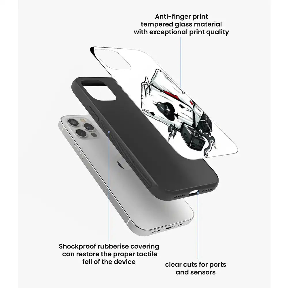 Aces & Dice - Glass Case For Apple iPhone Infographic