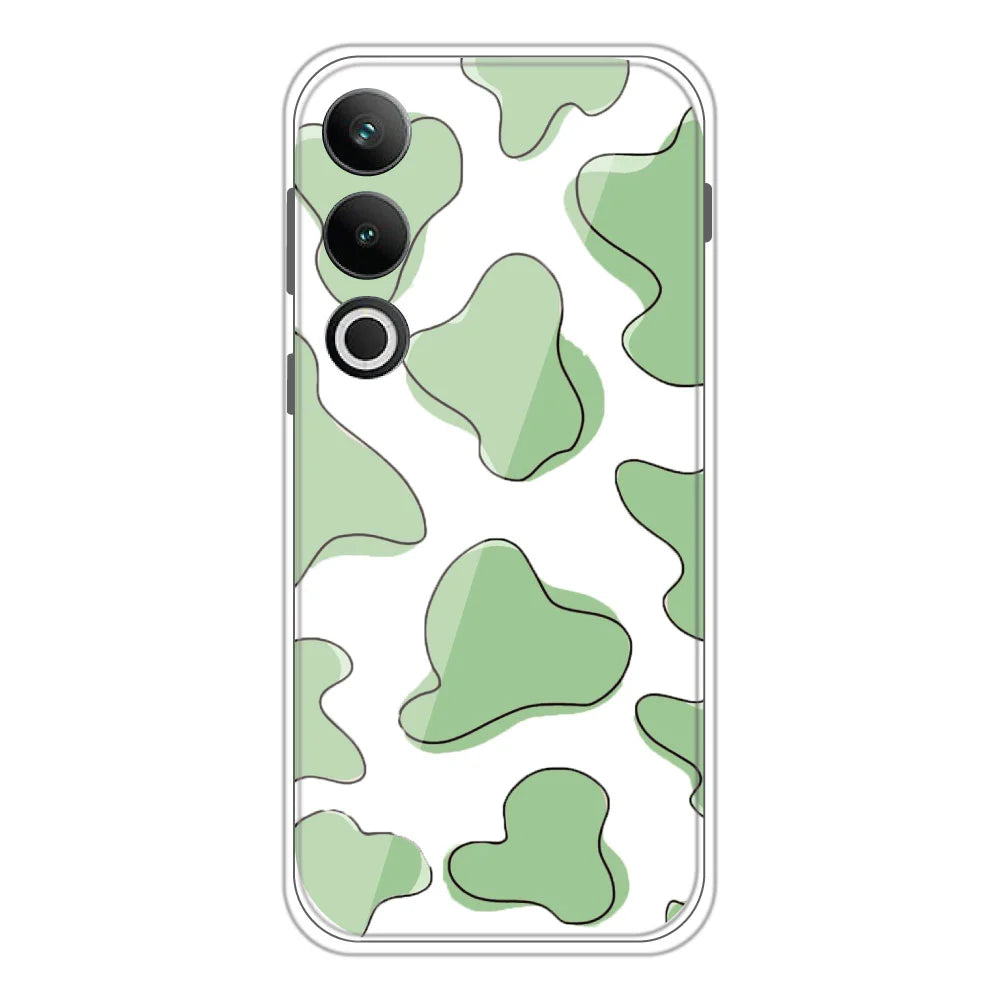 Green Patch - Clear Printed Silicone Case For OnePlus Nord CE 4