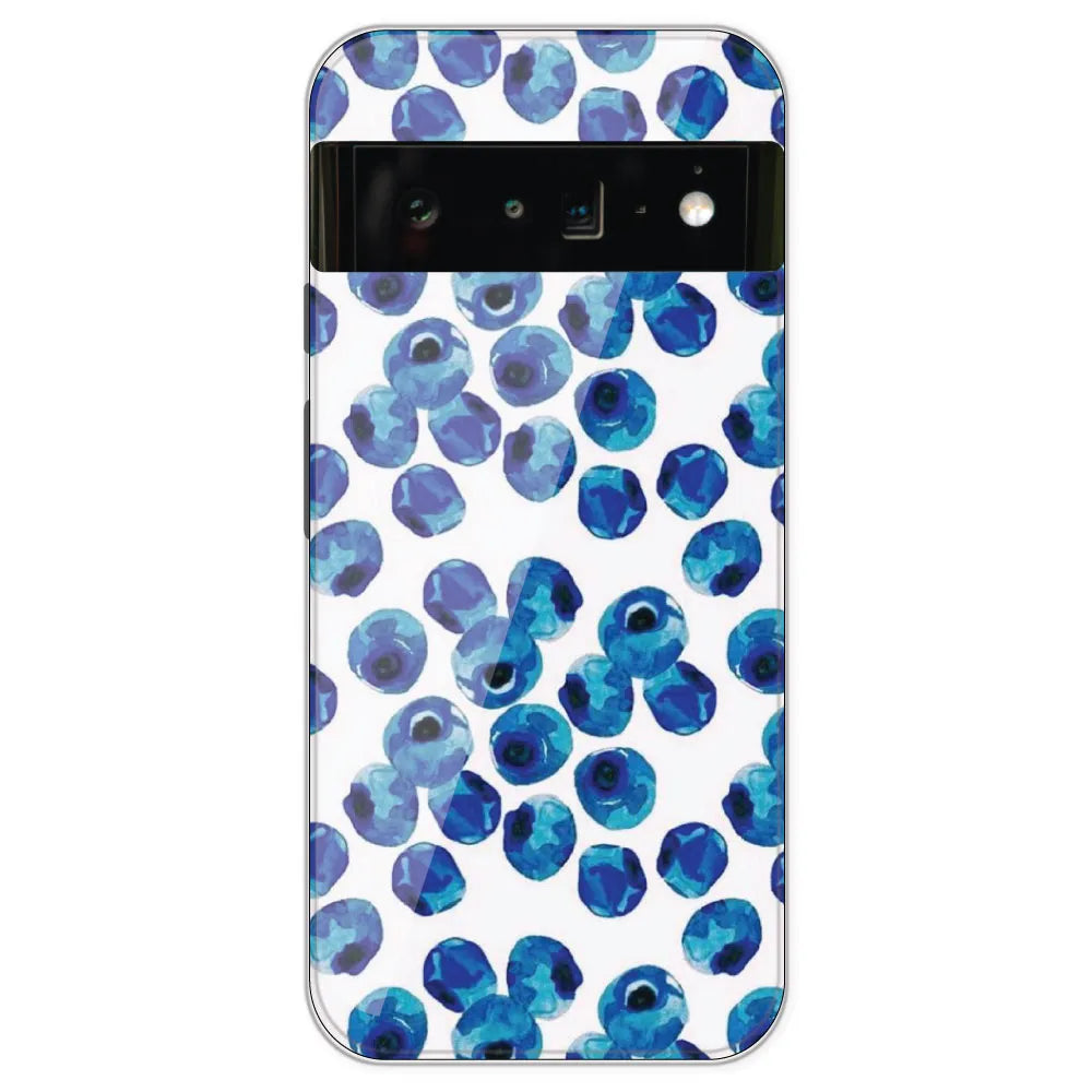 Blueberries - Printed Silicone Case For Google Pixel 6 Pro
