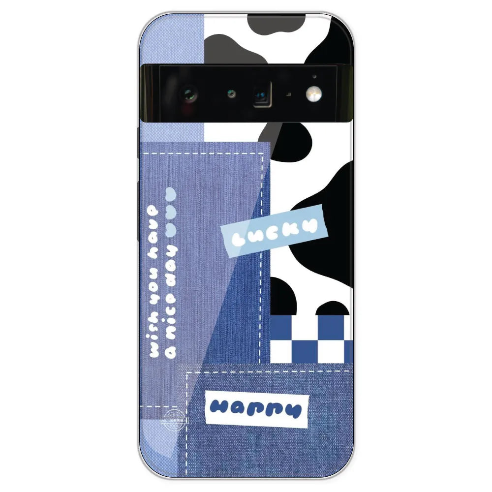 Cow Print Collage - Printed Silicone Case For Google Pixel 6 Pro