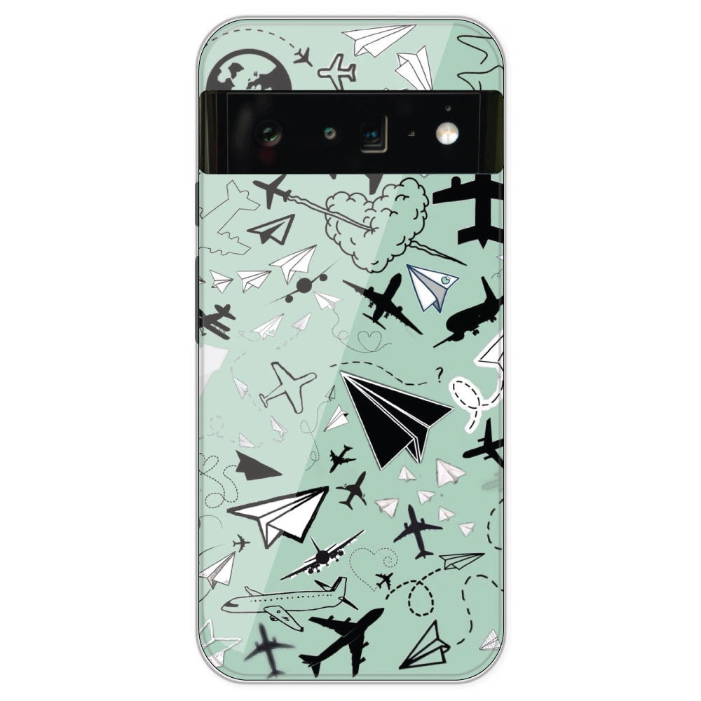 Planes - Printed Silicone Case For Google Pixel 6 Pro