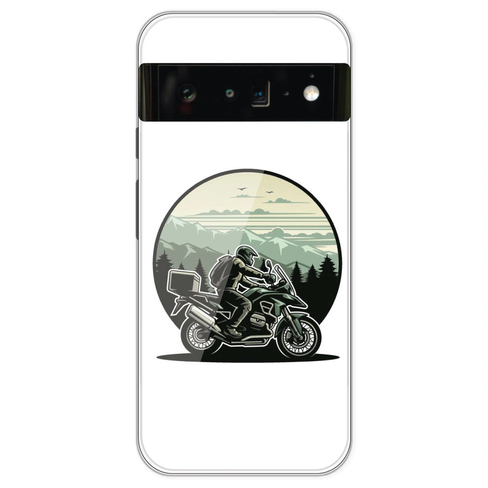 Biker - Printed Silicone Case For Google Pixel 6 Pro