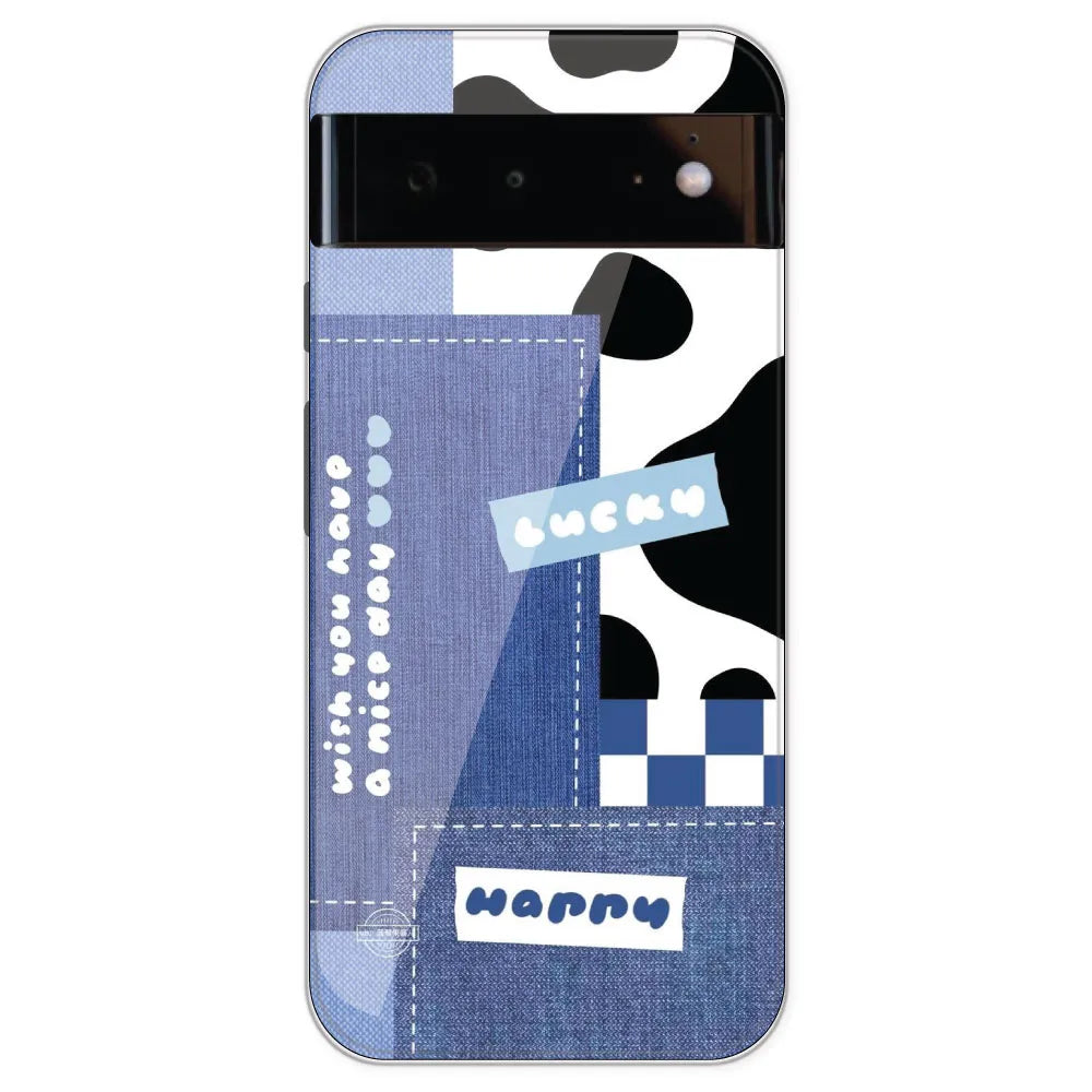 Cow Print Collage - Printed Silicone Case For Google Pixel 6