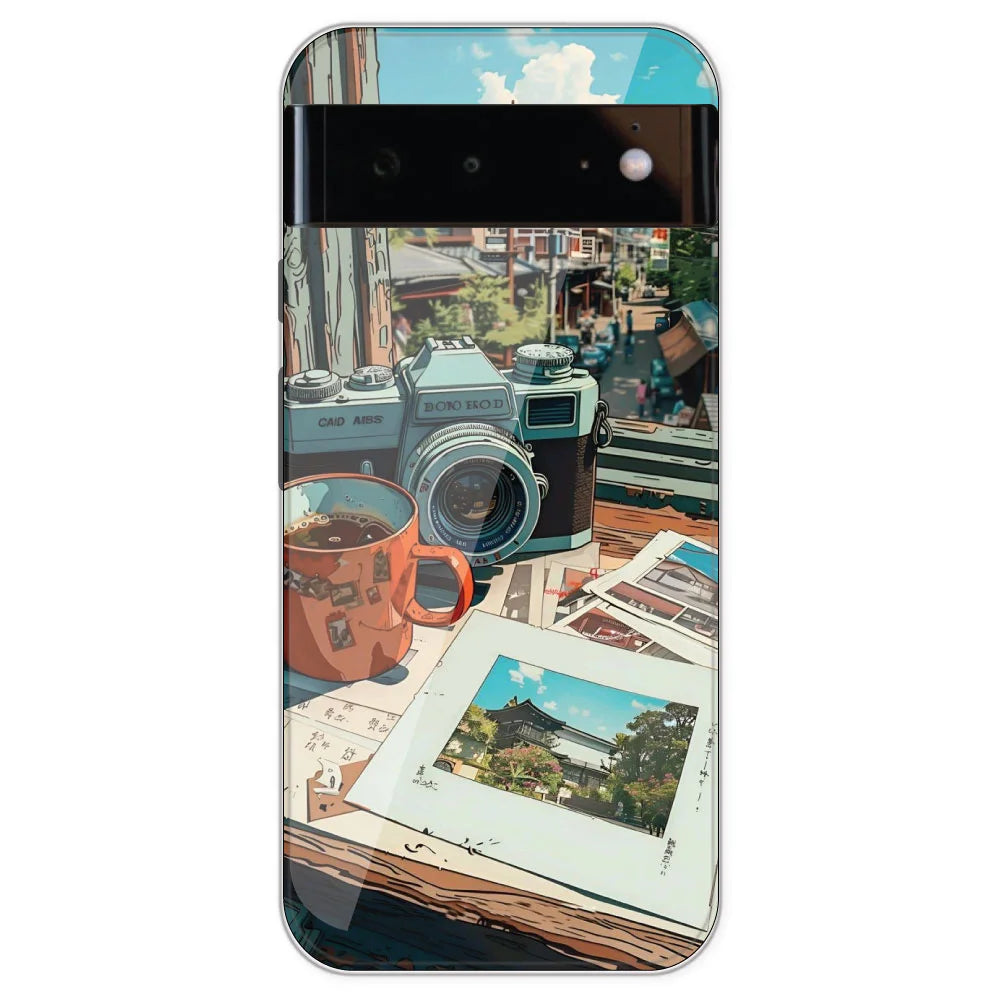 Vintage Camera - Printed Silicone Case For Google Pixel 6