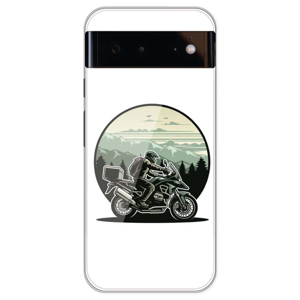 Biker - Printed Silicone Case For Google Pixel 6