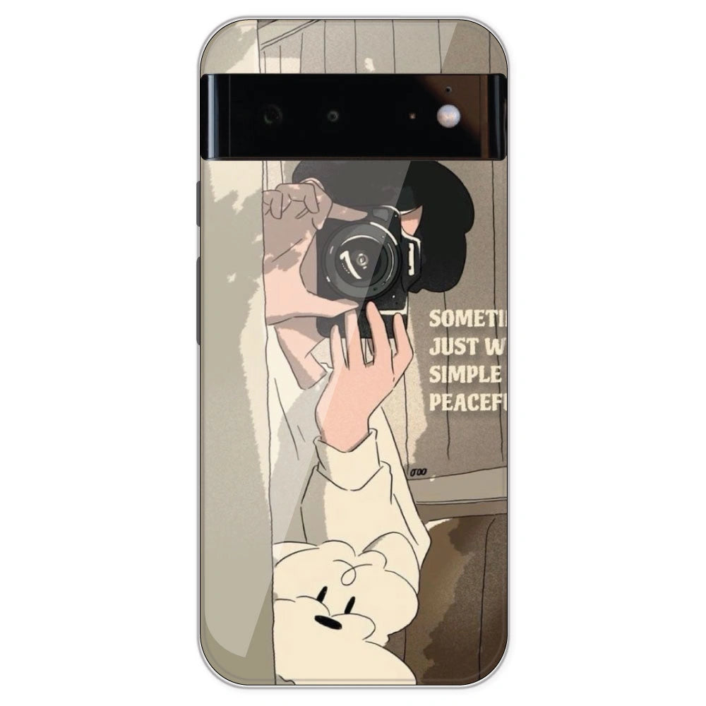 Book Collage - Printed Silicone Case For Google Pixel 6