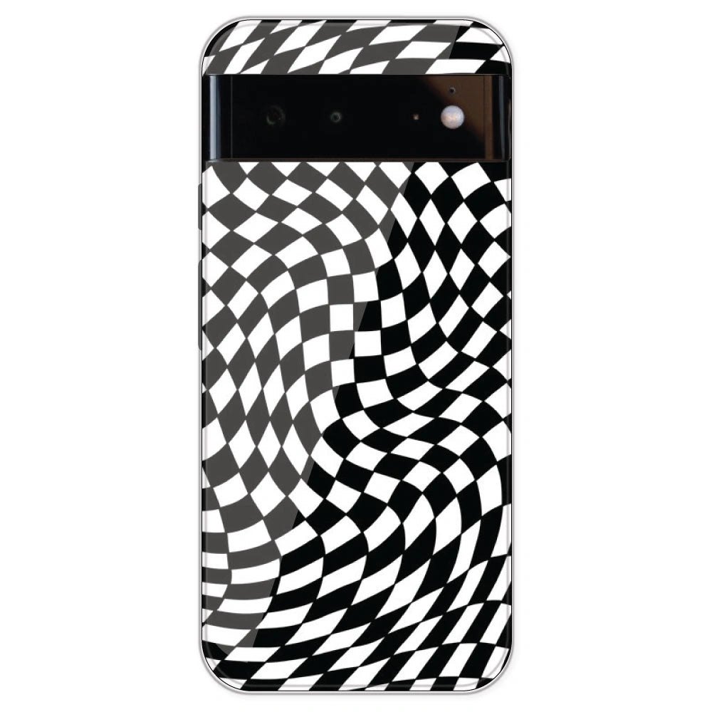 Checks - Printed Silicone Case For Google Pixel 6