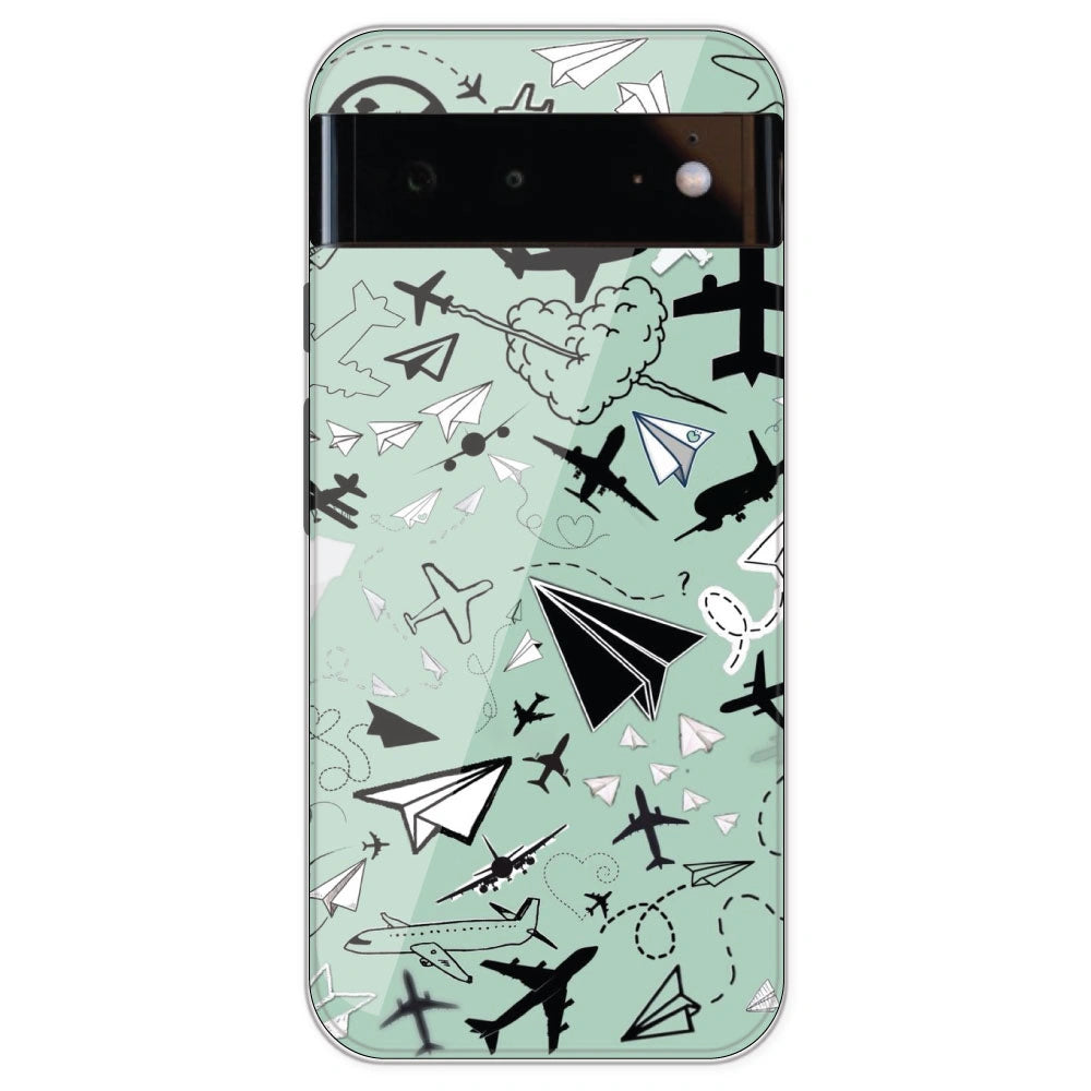 Planes - Printed Silicone Case For Google Pixel 6