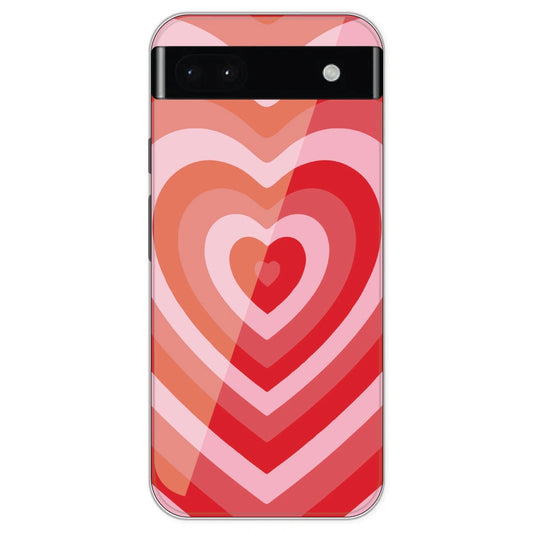 Red Hearts - Printed Silicone Case For Google Pixel 6A