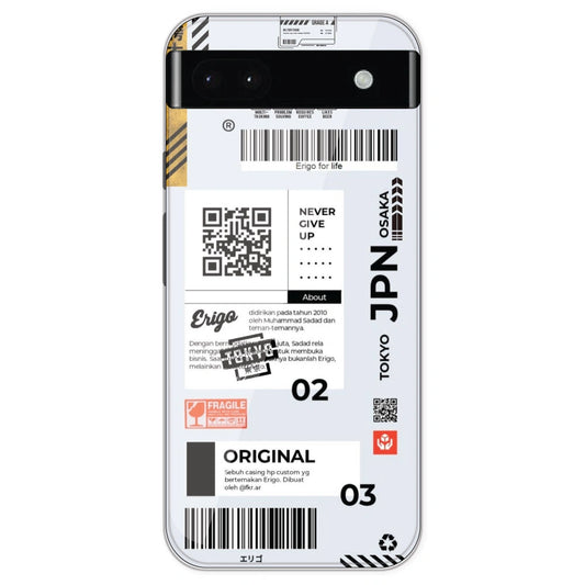 Barcode Labels - Printed Silicone Case For Google Pixel 6A
