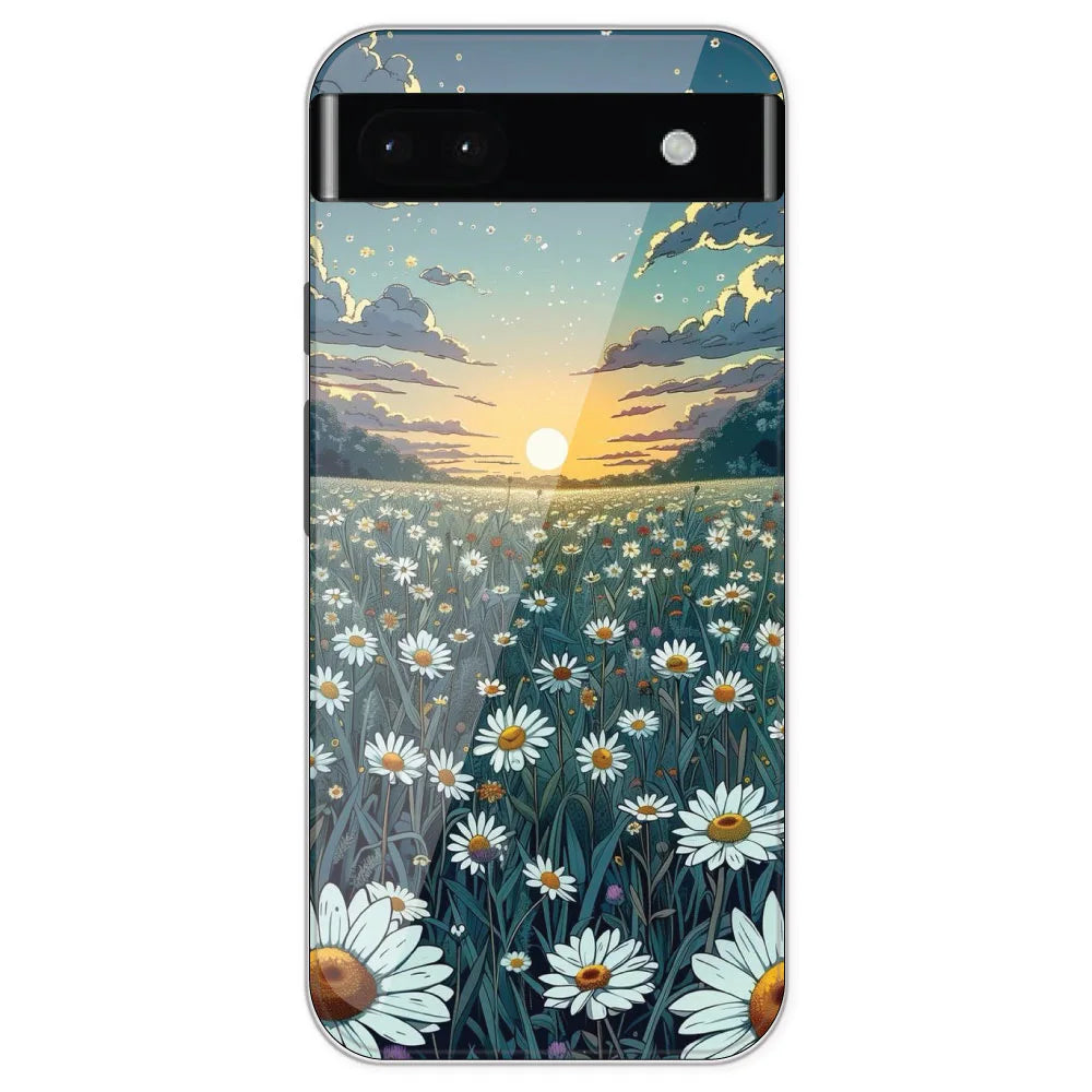Daisy Sunset - Printed Silicone Case For Google Pixel 6A