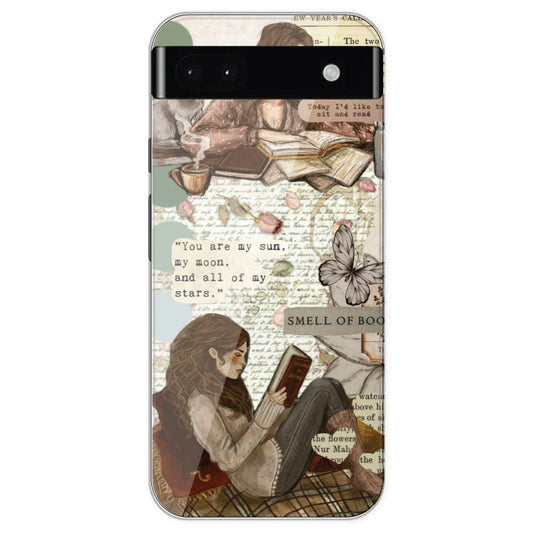 Book Collage - Printed Silicone Case For Google Pixel 6A