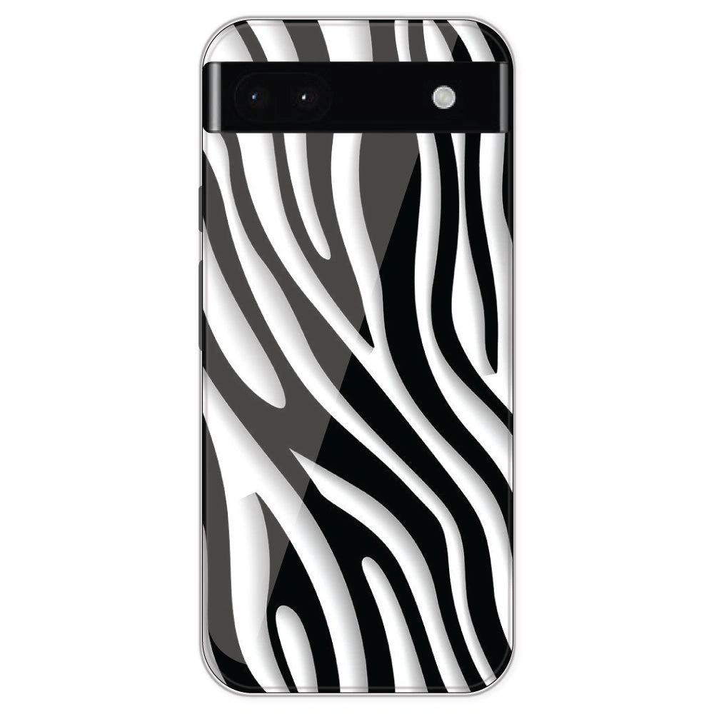 Zebra Print - Printed Silicone Case For Google Pixel 6A