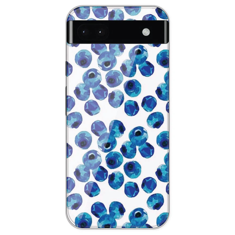 Blueberries - Printed Silicone Case For Google Pixel 6A