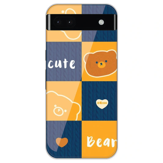 Cute Bear Collage - Printed Silicone Case For Google Pixel 6A